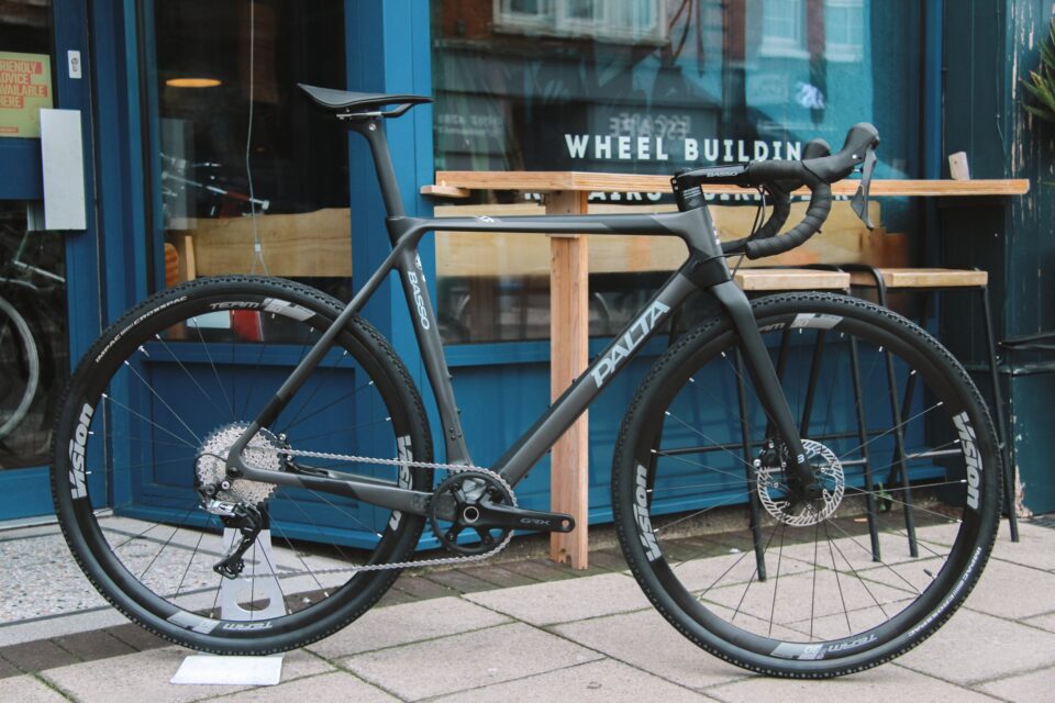 Clean side profile of a second hand bike in natural lighting