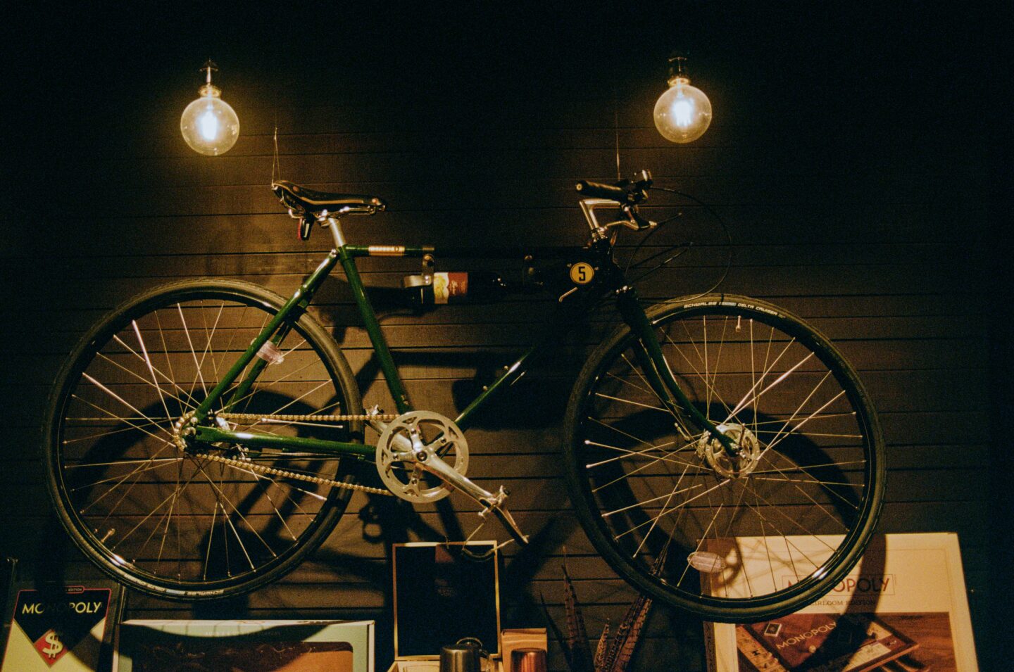 example of low lighting for bike picture showing how to prepare your bike for sale