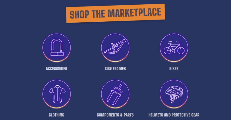 a screenshot of the Shifta marketplace categories