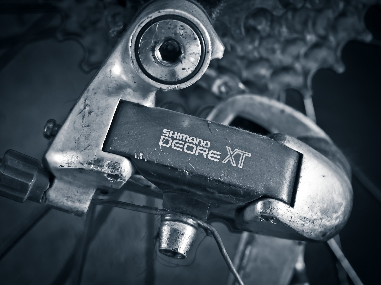 Deore xt vintage rear mech, part of our groupset explained article