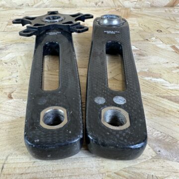 Stronglight Vulcan Carbon Road Crankset – 175mm – 5-Arm – Black for sale in York, North Yorkshire by Recycle York on SHIFTA marketplace. Top quality second-hand bikes online.