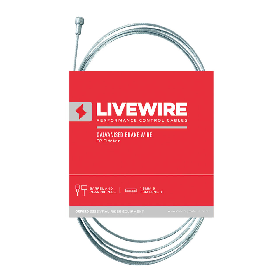 Oxford LiveWire Tandem Brake Cable extra-long stainless steel inner cable