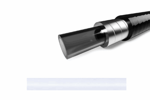 Elvedes Outer Brake Cable 2m White low-friction housing