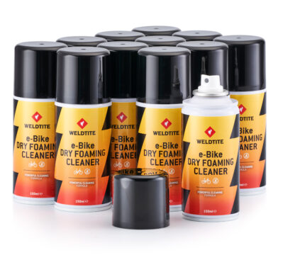Weldtite e-Bike Dry Foaming Cleaner 150ml aerosol safe for e-bike cleaning