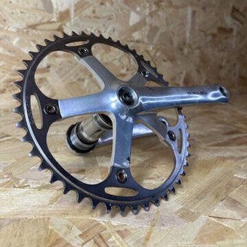 Shimano Dura-Ace FC-7600 Track Crankset + BB-7610 – 50T, 144BCD
