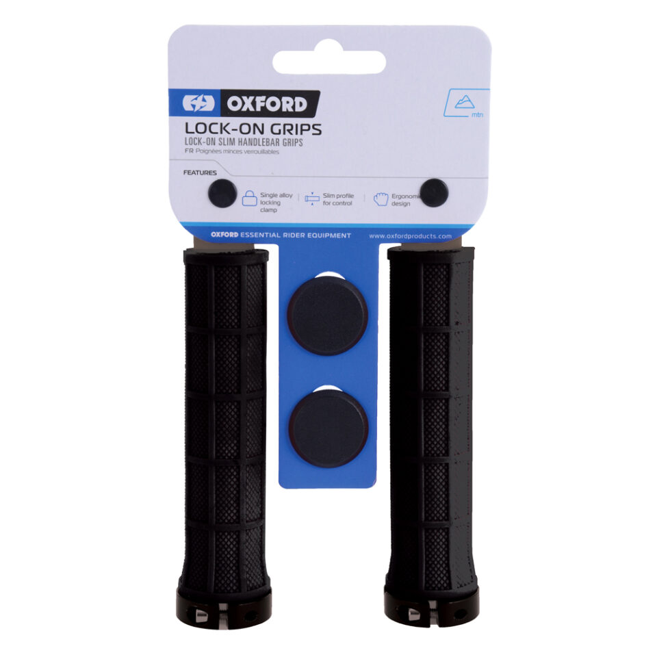 Lock on slim Black grips