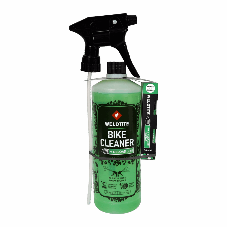 Weldtite Bike Cleaner 1L spray bottle with 30ml Reload concentrate