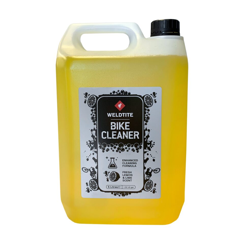 Weldtite Bike Cleaner 5L lime formula container for bike washing