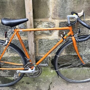 Dawes Ultra Plus classic road bike, metallic orange