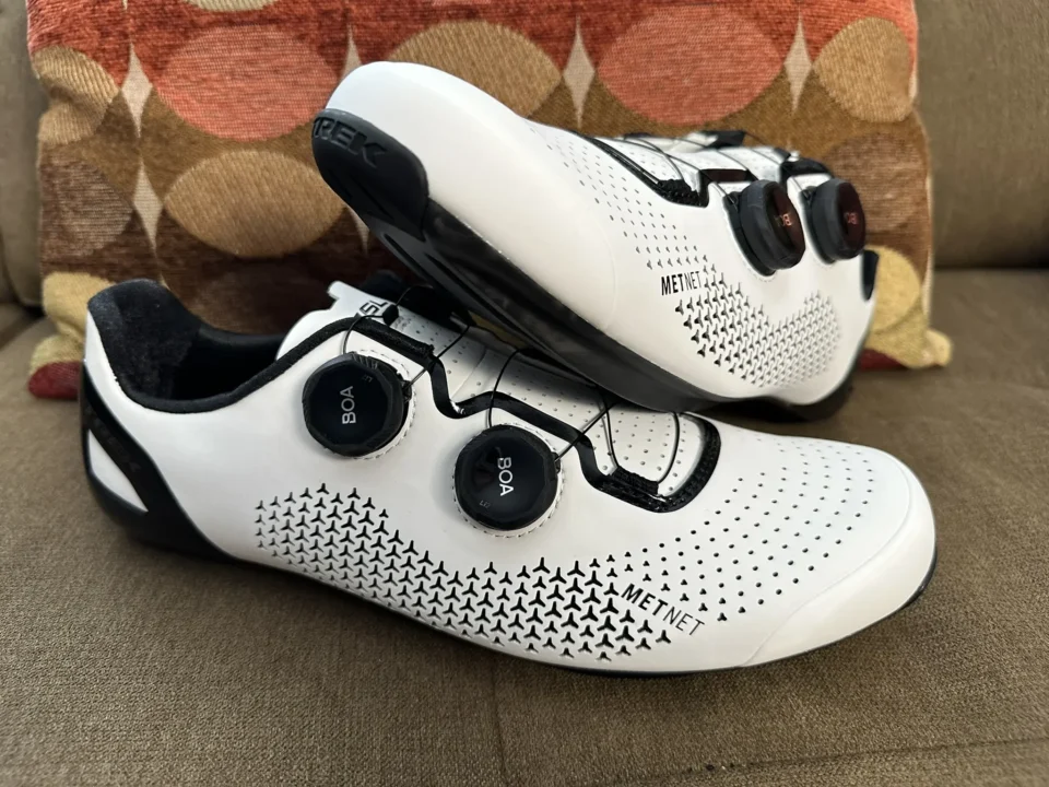 Used road cycling shoes with SPD-SL cleats on Shifta Marketplace