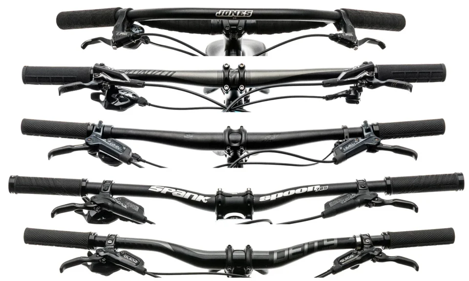 Road and MTB bike handlebars including drop bars and flat bars
