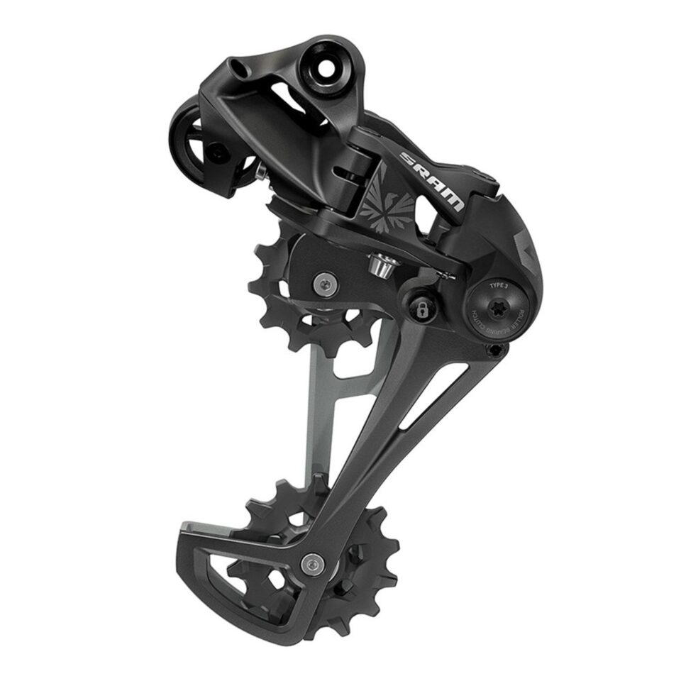 Bicycle derailleur and shifter setup close-up