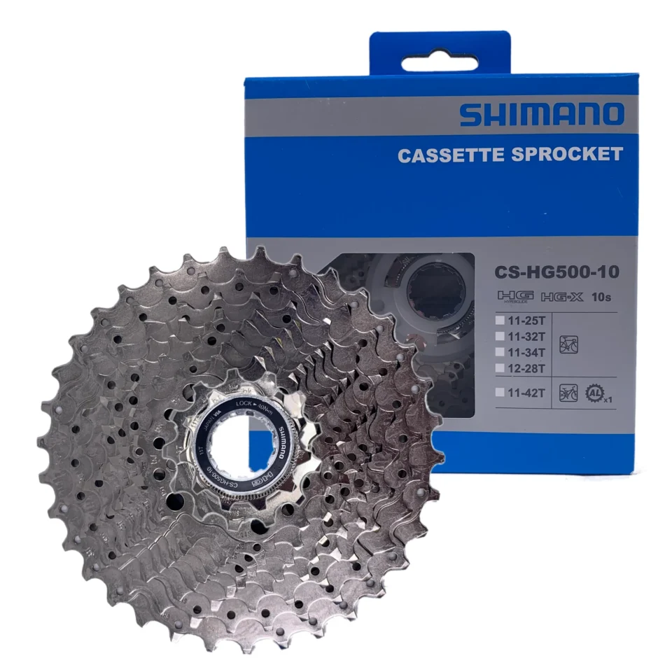Shimano CS-HG500-10 10-speed cassette with 11-25T gearing