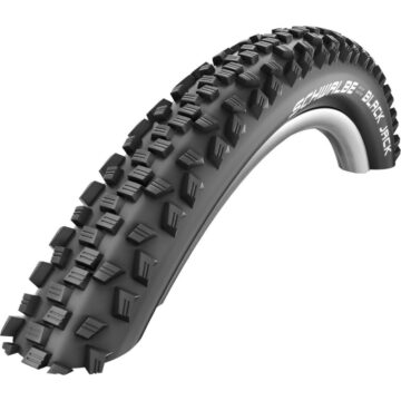 Schwalbe Black Jack 18-inch tyre with K-Guard 3 puncture protection and MTB tread pattern