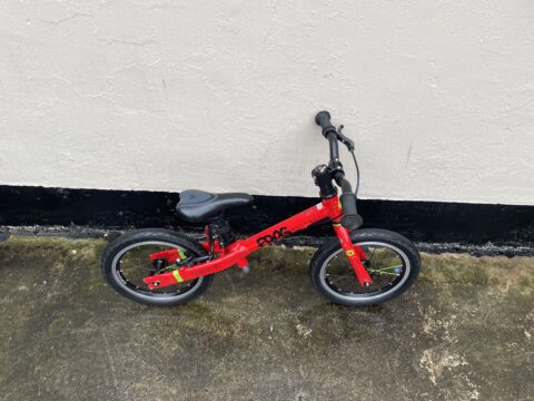 Frog Tadpole Plus Balance Bike - Red - Grade B for sale in Yorkshire and The Humber by Club Bikes on SHIFTA marketplace. Top quality second-hand bikes online.