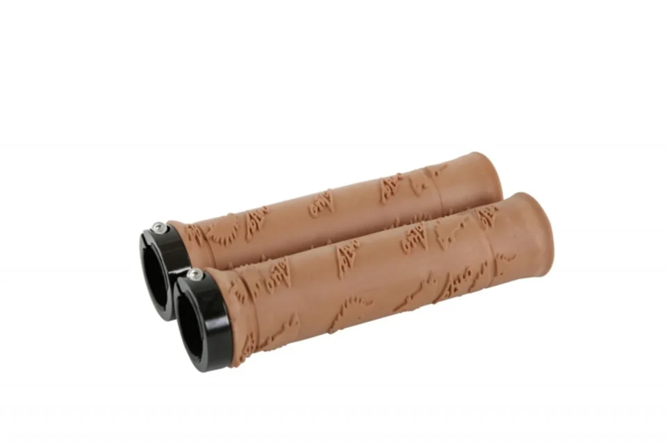Onza Porcipaw lock on grips brown