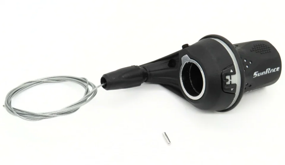 SunRace M21 7-speed right-hand twist grip shifter with cable
