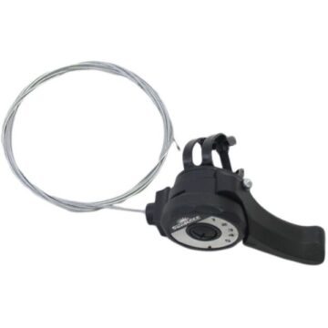 SunRace right hand 5 speed thumb shifter with cable and housing