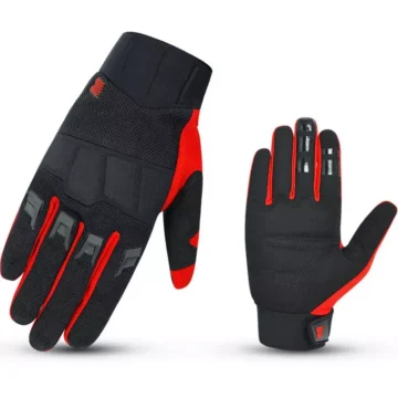 Boardman MTB gloves with knuckle protection and silicone grip
