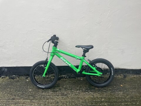 Forme Cubley 14" Kids Bike - Green – GRADE B for sale in Yorkshire and The Humber by Club Bikes on SHIFTA marketplace. Top quality second-hand bikes online.