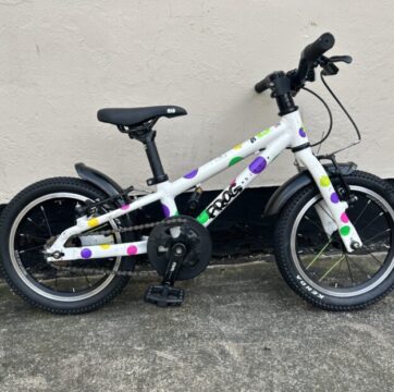 Frog 40 Kids Bike – White/Spotty – Grade C
