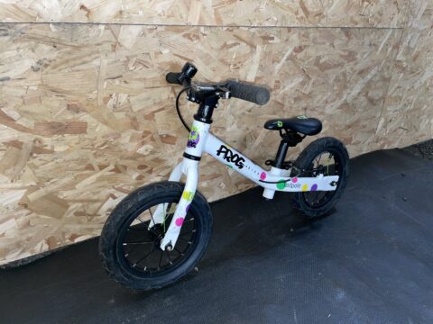 Frog Tadpole Plus Balance Bike - Blue Union Jack - GRADE C for sale in Yorkshire and The Humber by Club Bikes on SHIFTA marketplace. Top quality second-hand bikes online.