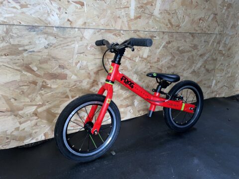 Frog Tadpole Plus Balance Bike - Red - Grade B for sale in Yorkshire and The Humber by Club Bikes on SHIFTA marketplace. Top quality second-hand bikes online.