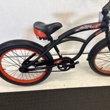Bike Star, a Unisex Black Steel BMX Freestyle bike