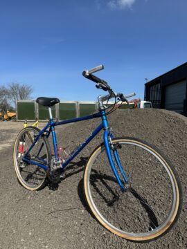Merlin 80s retro MTB chromo frame, STX groupset for sale in York, North Yorkshire by Recycle York on SHIFTA marketplace. Top quality second-hand bikes online.