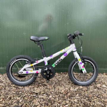 Frog 40 Kids Bike – White/Spotty – Grade B
