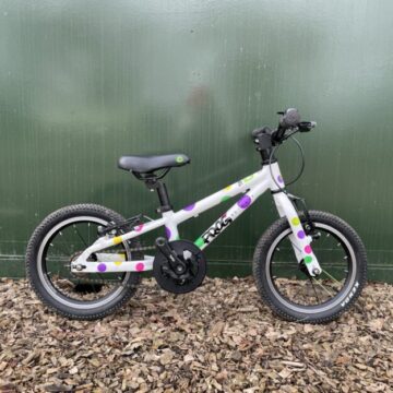 Frog 40 Kids Bike – White/Spotty – Grade B