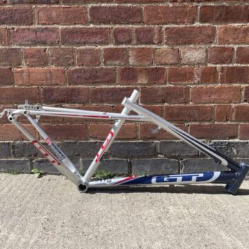 Retro GT Aggressor Aluminium MTB frame - Silver 18"