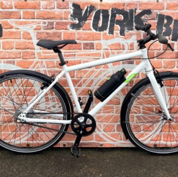 GENTS G-TECH ELECTRIC BIKE, 20” ALLOY FRAME