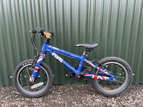 Frog 43 Kids Bike – Union Jack – Grade B for sale in Yorkshire and The Humber by Club Bikes on SHIFTA marketplace. Top quality second-hand bikes online.