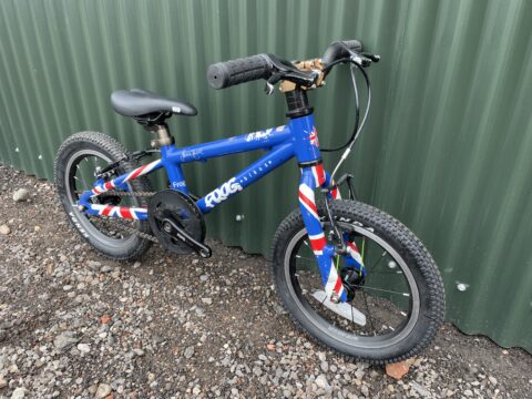 Frog 43 Kids Bike – Union Jack – Grade B for sale in Yorkshire and The Humber by Club Bikes on SHIFTA marketplace. Top quality second-hand bikes online.