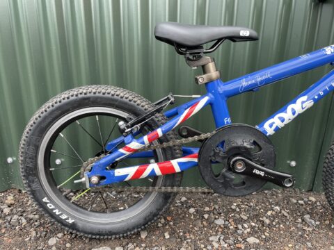 Frog 43 Kids Bike – Union Jack – Grade B for sale in Yorkshire and The Humber by Club Bikes on SHIFTA marketplace. Top quality second-hand bikes online.