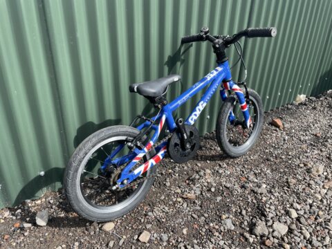 Frog 43 Kids Bike – Union Jack – Grade C for sale in Yorkshire and The Humber by Club Bikes on SHIFTA marketplace. Top quality second-hand bikes online.