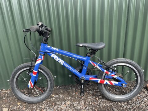 Frog 43 Kids Bike – Union Jack – Grade C for sale in Yorkshire and The Humber by Club Bikes on SHIFTA marketplace. Top quality second-hand bikes online.