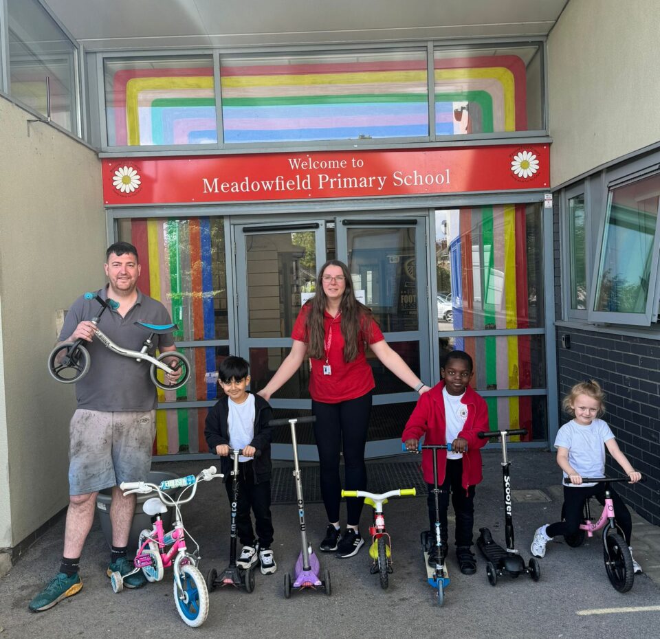 Free Bikes to support active travel and barriers to entry. Re-Cycle Hubs on Shifta, secondhand bike community.