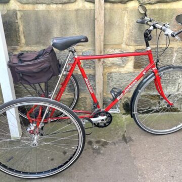 Bob Jackson 531 custom built with Tykit 2 trike conversion, red (Harrogate)