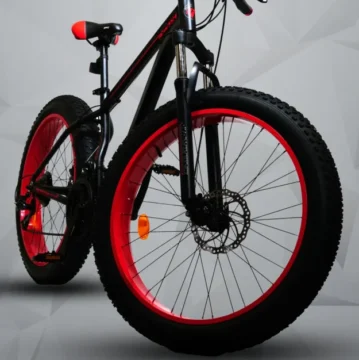 GUST 26-Inch Fat Tire Mountain Bike | Shimano 21-Speed, Front Suspension, Disc Brakes