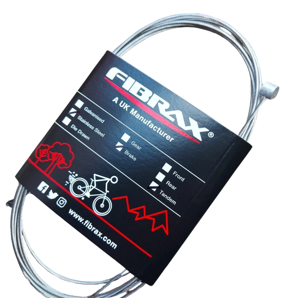 Fibrax tandem brake cable 3050mm stainless steel long cable