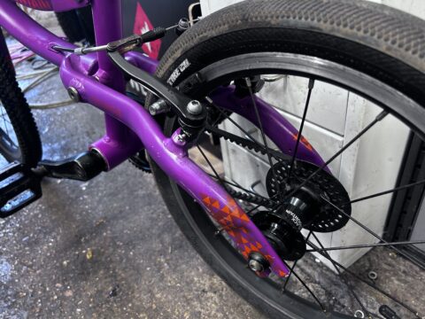 Black mountain scog kids single speed bike 16” wheels for sale in Biggin hill by Pop In cycles on SHIFTA marketplace. Top quality second-hand bikes online.