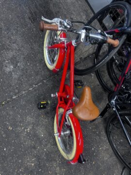Bobbin moon bug kids bike 16” wheels amazing condition hardly used from new red for sale in Biggin hill by Pop In cycles on SHIFTA marketplace. Top quality second-hand bikes online.
