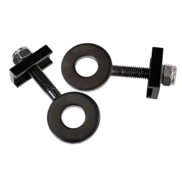 Gusset 10mm black chain tensioners for BMX and single-speed bikes