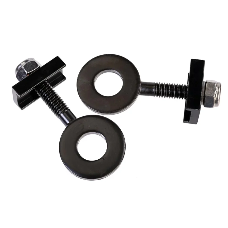 Gusset 10mm black chain tensioners for BMX and single-speed bikes