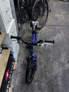 Cosmos carrera 16” wheels bike purple aluminium frame single speed kids serviced new brake cables & chain for sale in Biggin hill by Pop In cycles on SHIFTA marketplace. Top quality second-hand bikes online.