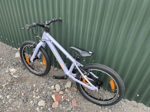 Cube Cubie SLX 18" Kids Bike – Grade B - Pearl White / Violet for sale in Yorkshire and The Humber by Club Bikes on SHIFTA marketplace. Top quality second-hand bikes online.