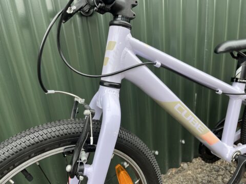 Cube Cubie SLX 18" Kids Bike – Grade B - Pearl White / Violet for sale in Yorkshire and The Humber by Club Bikes on SHIFTA marketplace. Top quality second-hand bikes online.