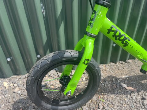 Frog Tadpole Balance Bike - Green - Grade C for sale in Yorkshire and The Humber by Club Bikes on SHIFTA marketplace. Top quality second-hand bikes online.